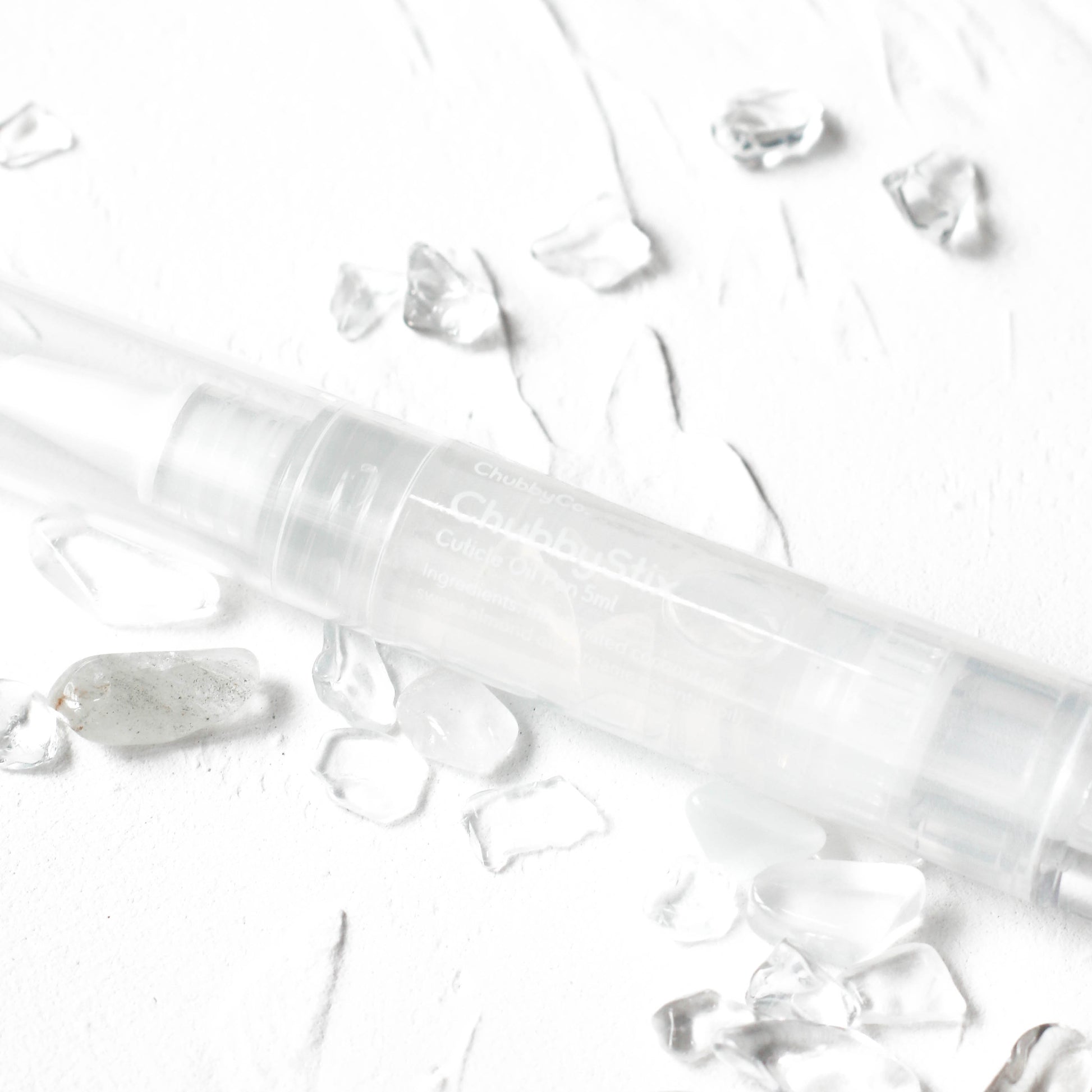 Clear Quartz Infused Cuticle Oil - ChubbyCo. - Essential Oil Aromatherapy Singapore